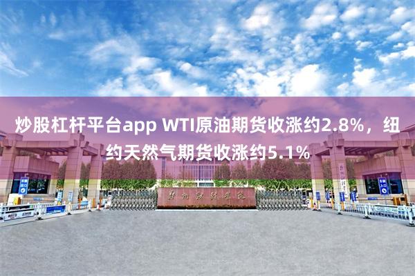 炒股杠杆平台app WTI原油期货收涨约2.8%，纽约天然气期货收涨约5.1%