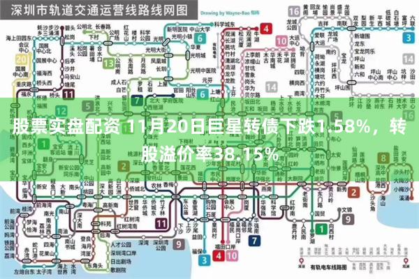 股票实盘配资 11月20日巨星转债下跌1.58%，转股溢价率38.15%