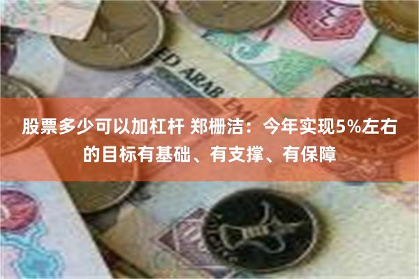 股票多少可以加杠杆 郑栅洁：今年实现5%左右的目标有基础、有支撑、有保障